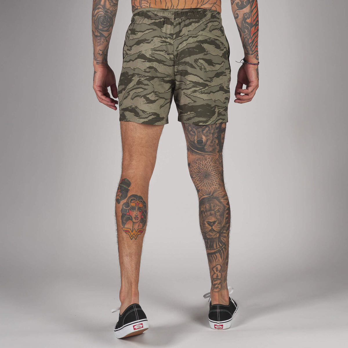 (New) Tiger Camo Shorts - Sand