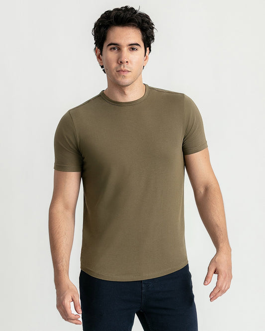 Organic Crew Neck T-Shirt 3 Pack (Slim Fit) / High Line Hues