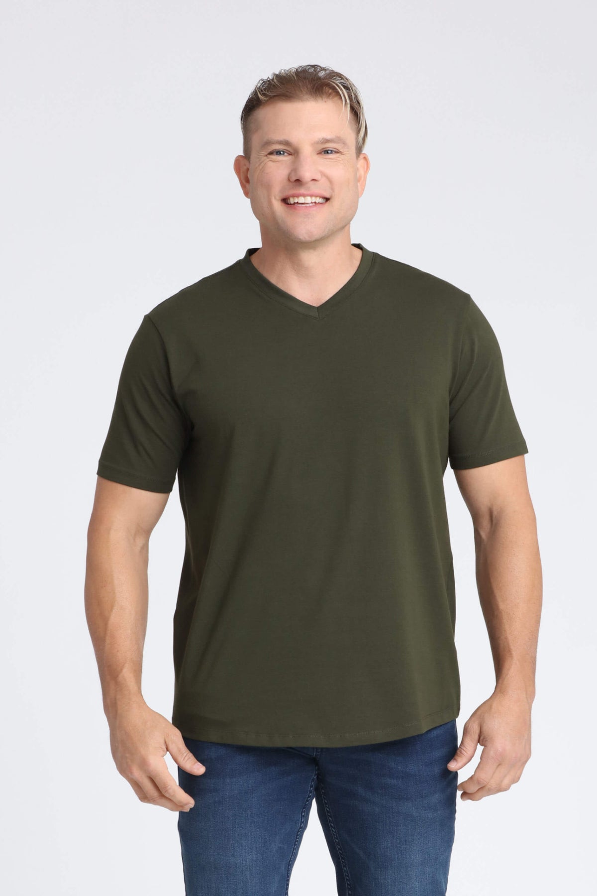 Organic V-Neck T-Shirt (Slim Fit)