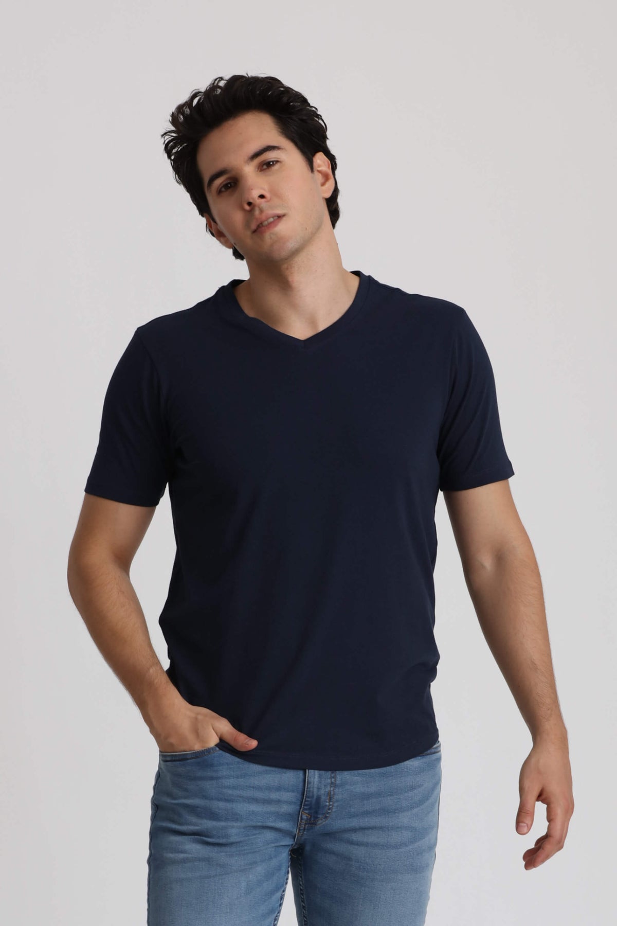 Organic V-Neck T-Shirt (Slim Fit)