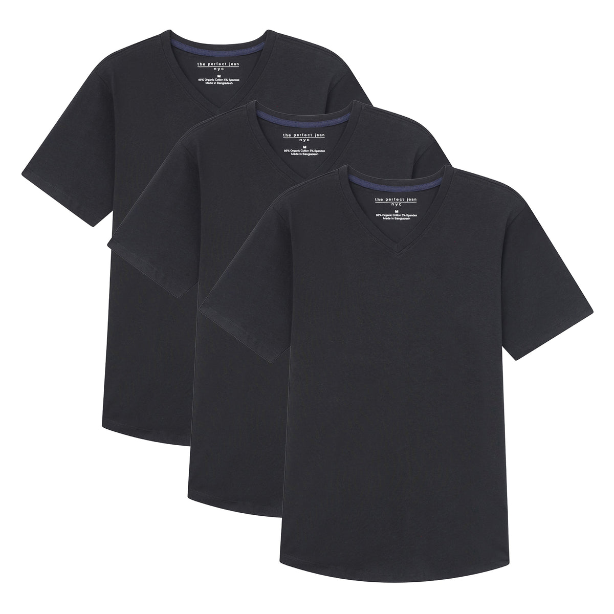 Organic V-Neck 3 Pack (Slim Fit)