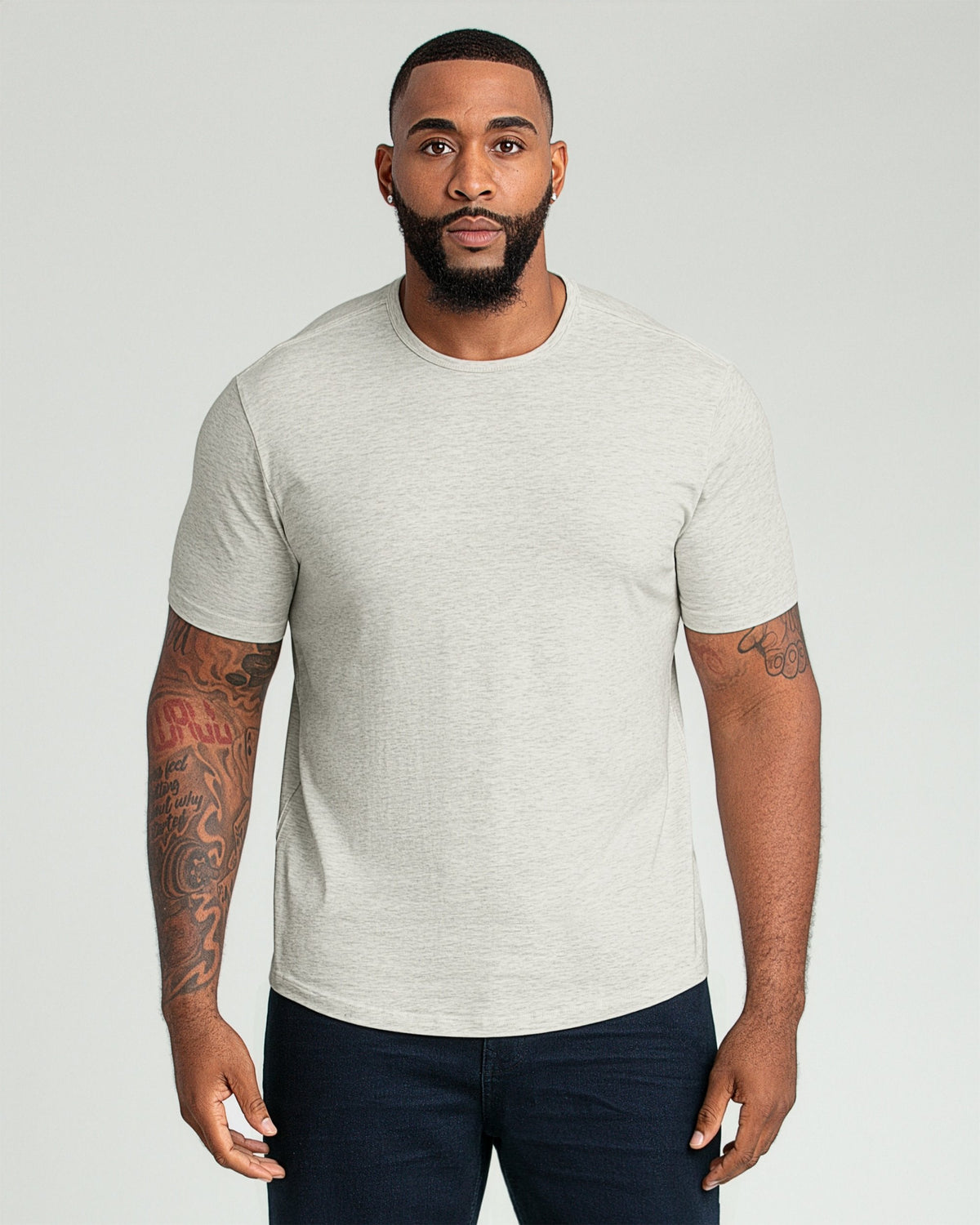 Organic Crew Neck T-Shirt 3 Pack (Slim Fit) / Camo