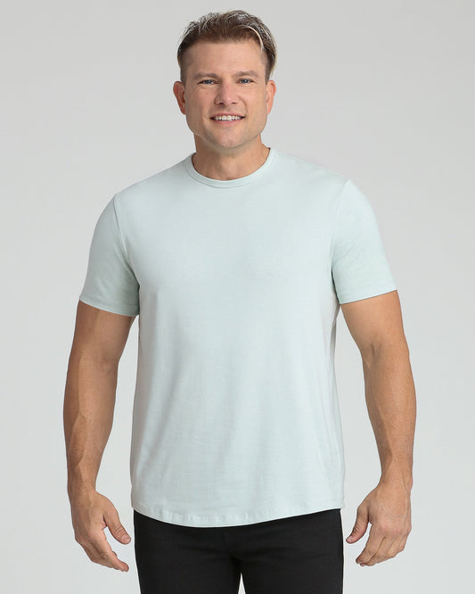 Organic Crew Neck T-Shirt 6 Pack (Slim Fit) / Mint