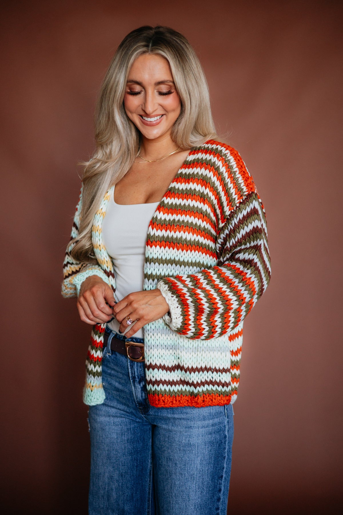 Annica Striped Cardigan