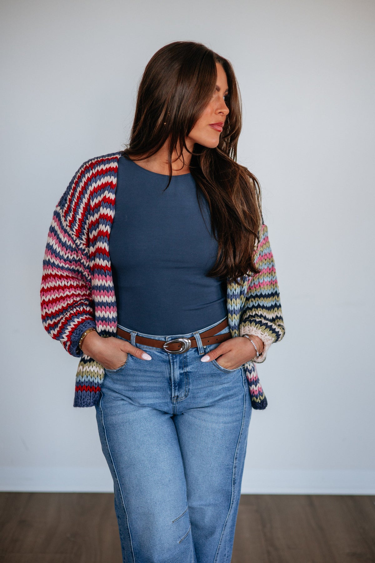 Annica Striped Cardigan