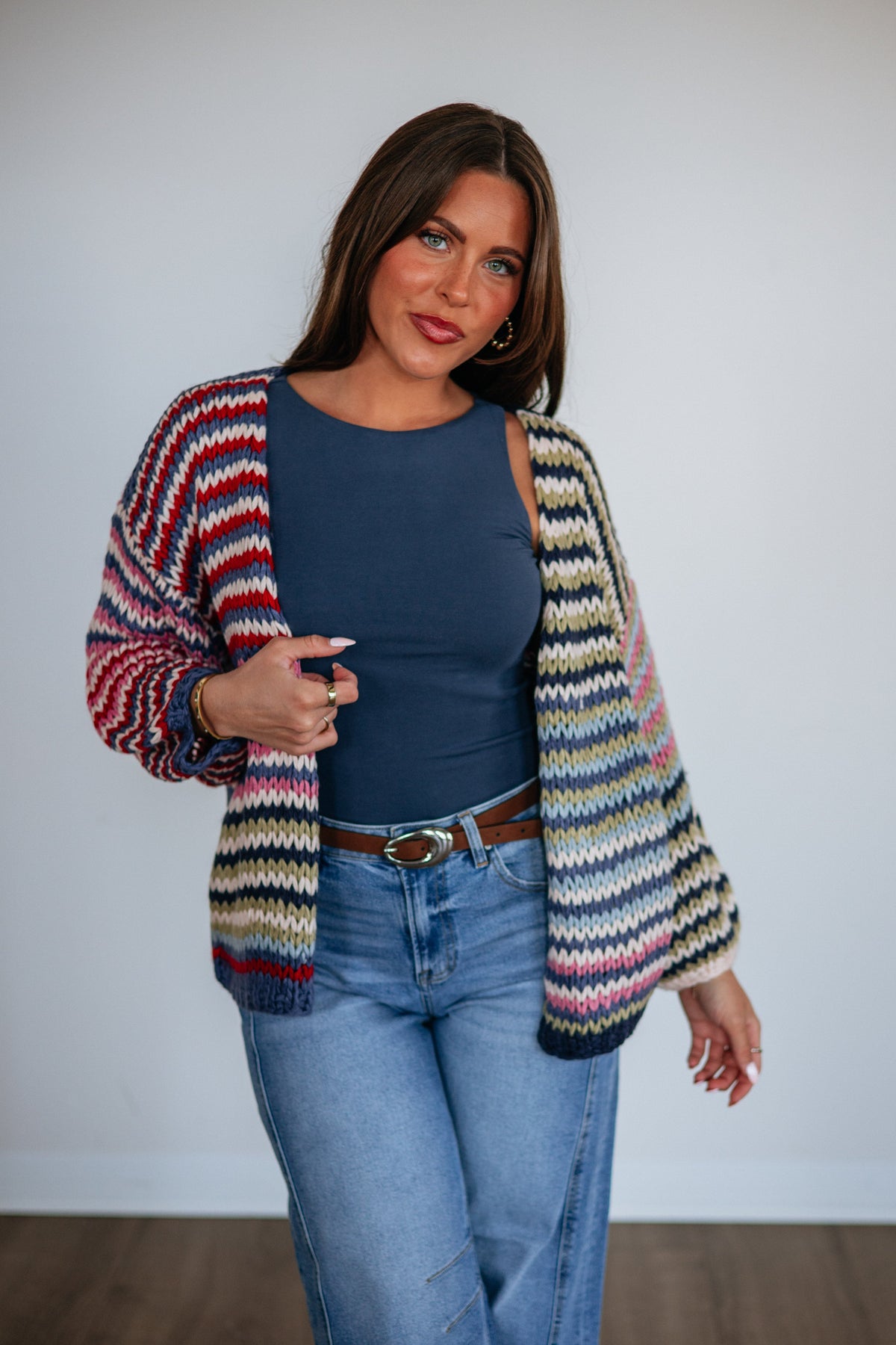 Annica Striped Cardigan