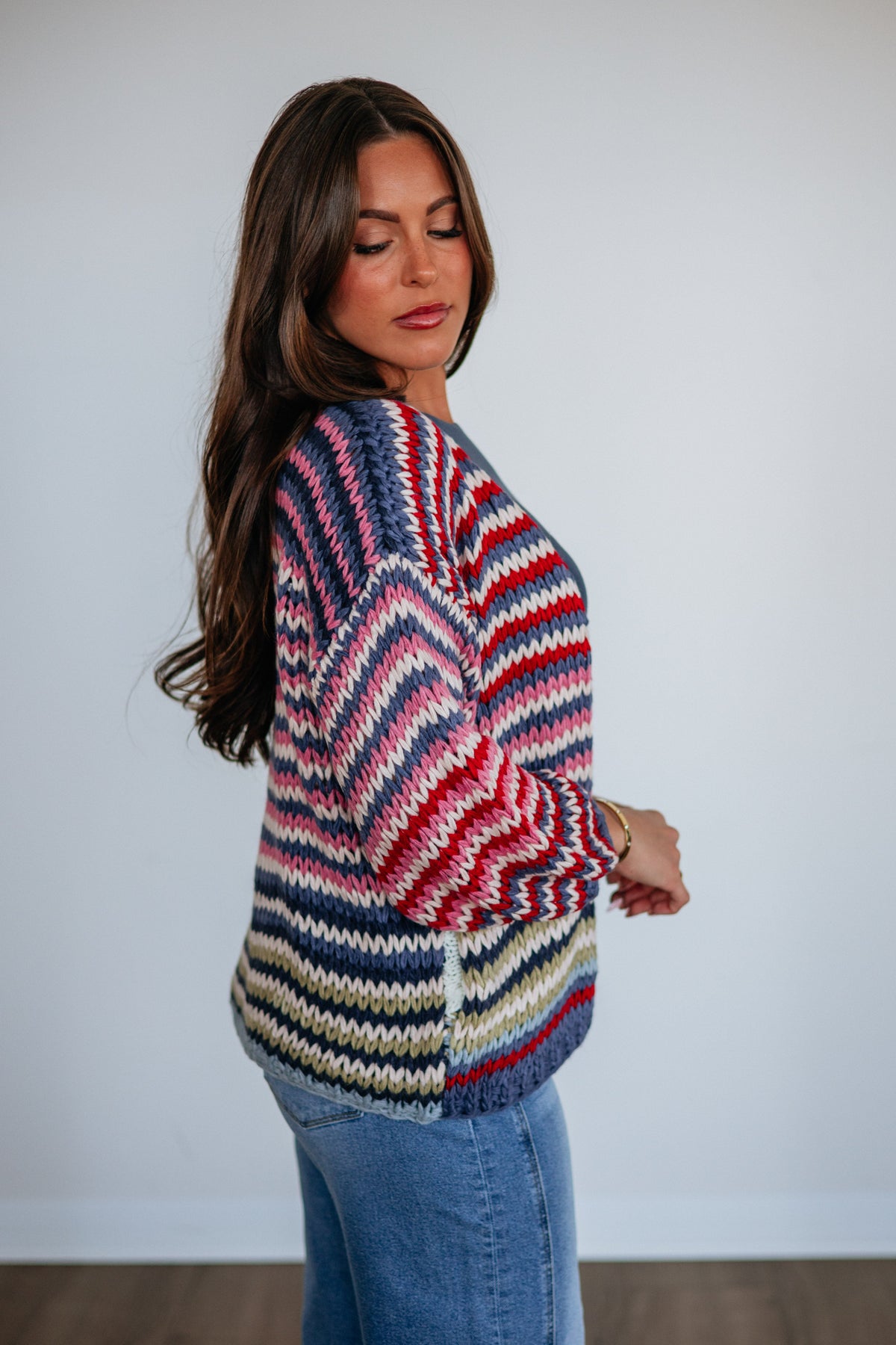 Annica Striped Cardigan