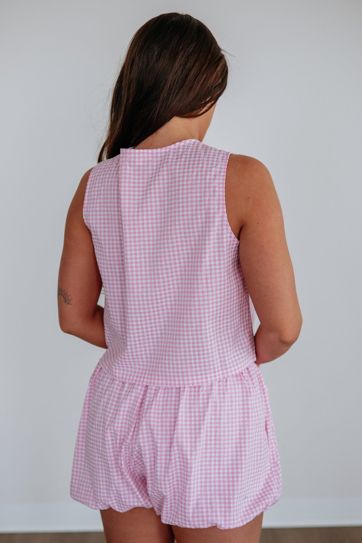 Adalee Gingham Top