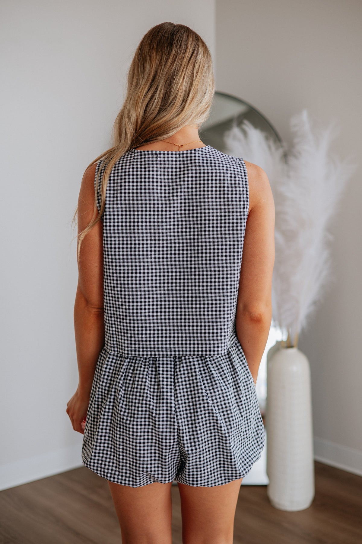Adalee Gingham Top