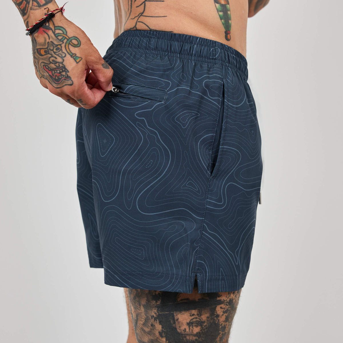 Topo Camo Shorts - Blue