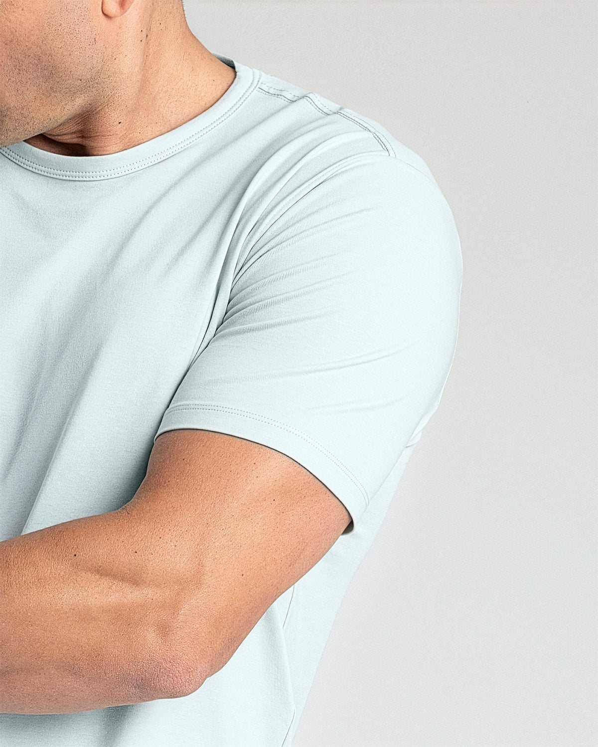 Organic Crew Neck T-Shirt 3 Pack (Slim Fit) / Mint