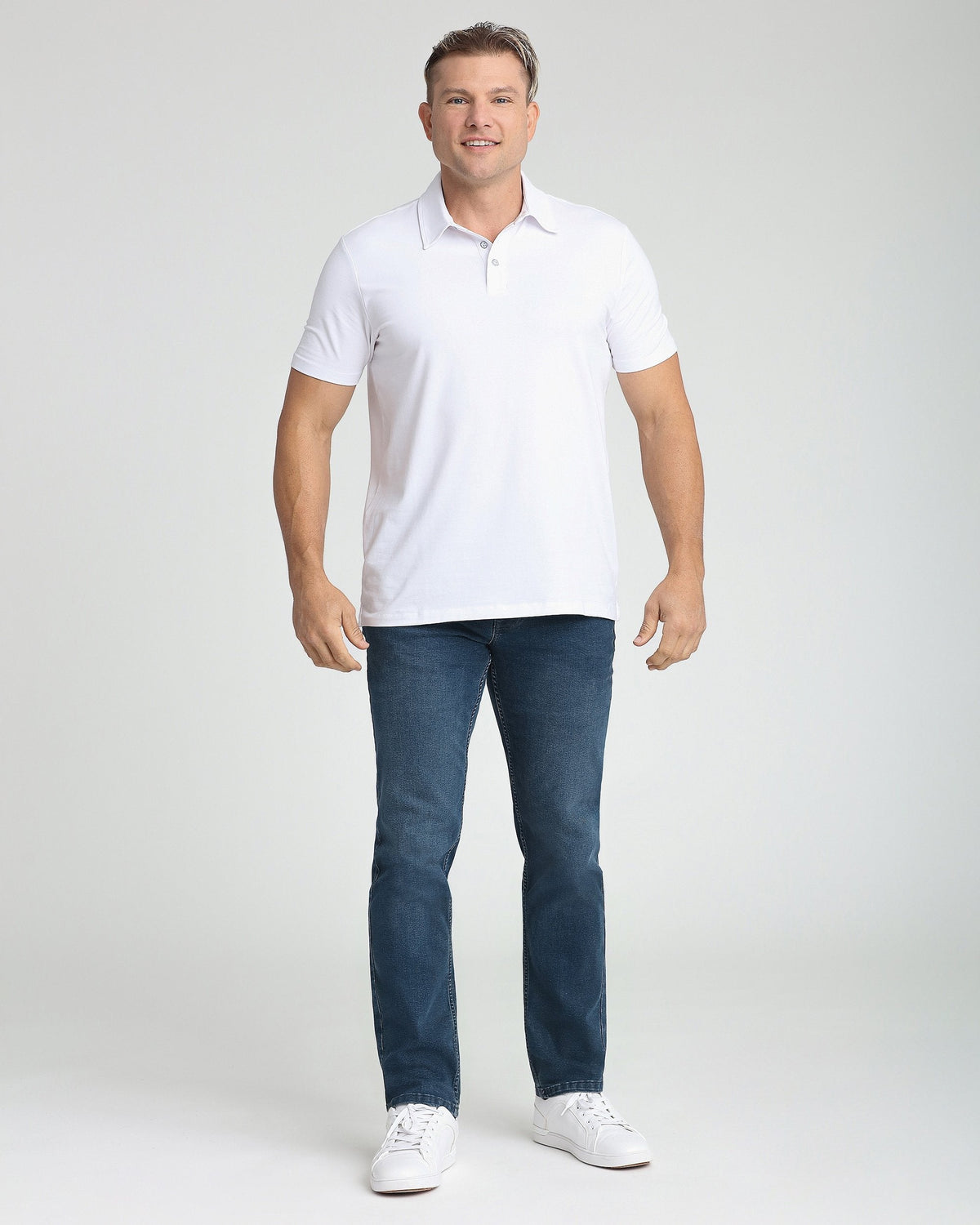 Organic Polo Shirt 3 Pack / White