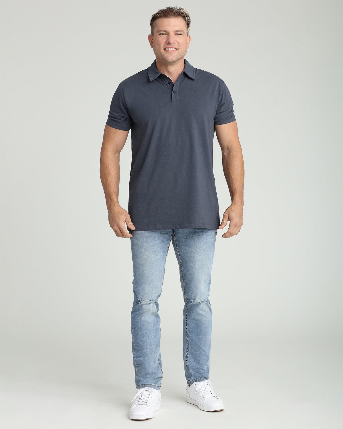Organic Polo Shirt 6 Pack / Slate