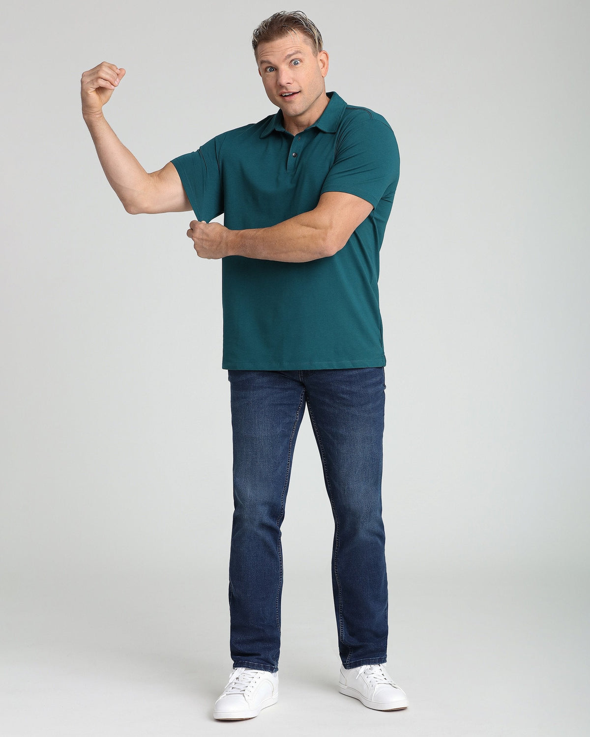 Organic Polo Shirt 6 Pack / Teal