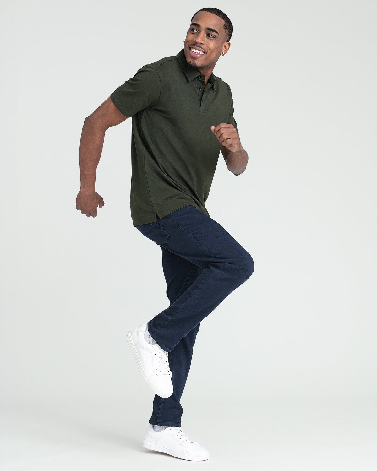 Organic Polo Shirt 3 Pack / Olive