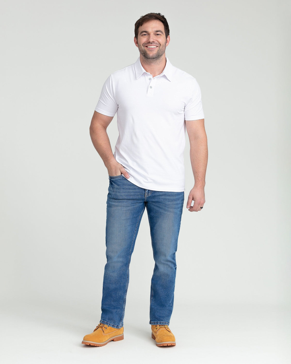 Bootcut Fit / Stream (Med Blue)