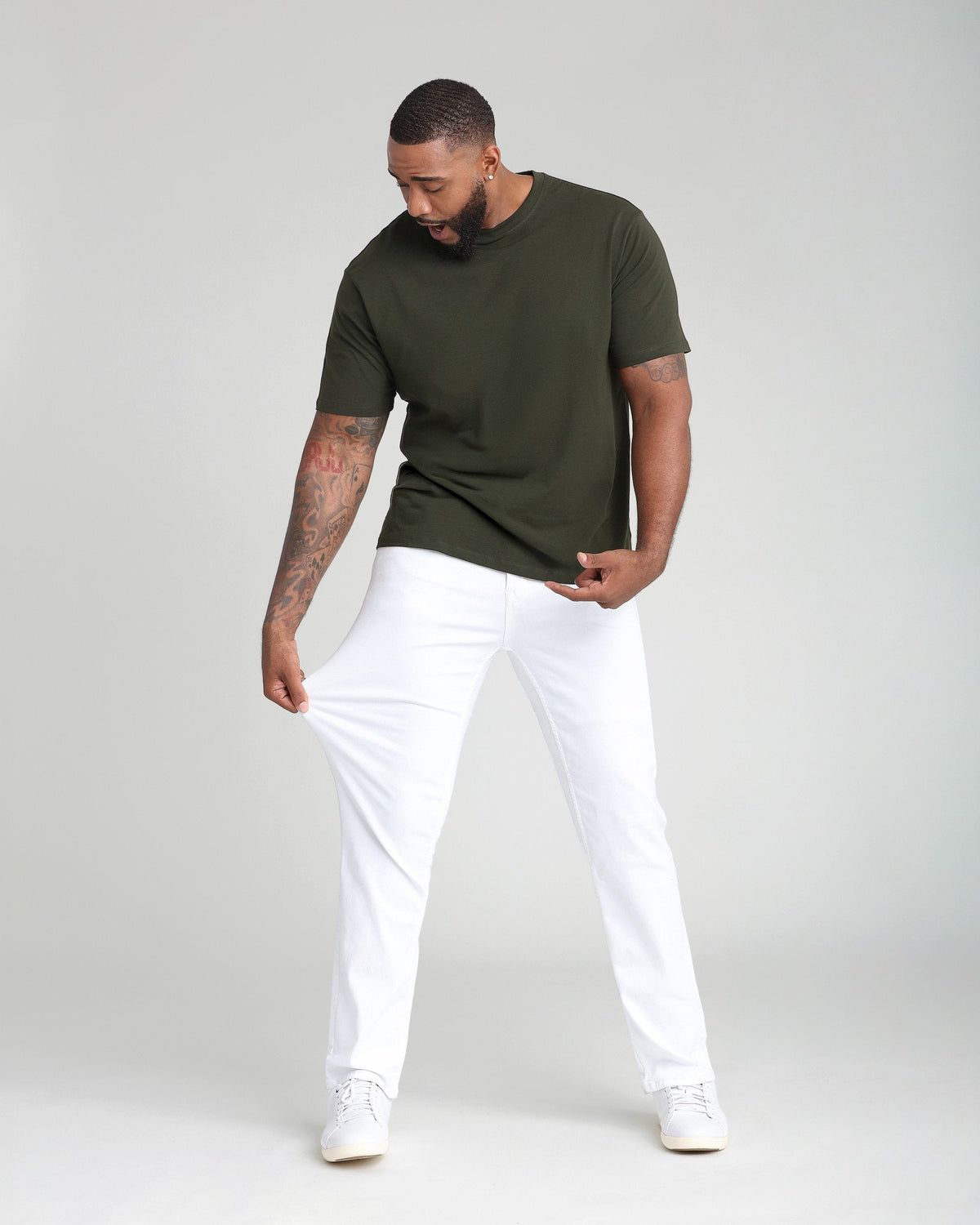 Athletic Fit / Blanco (White)