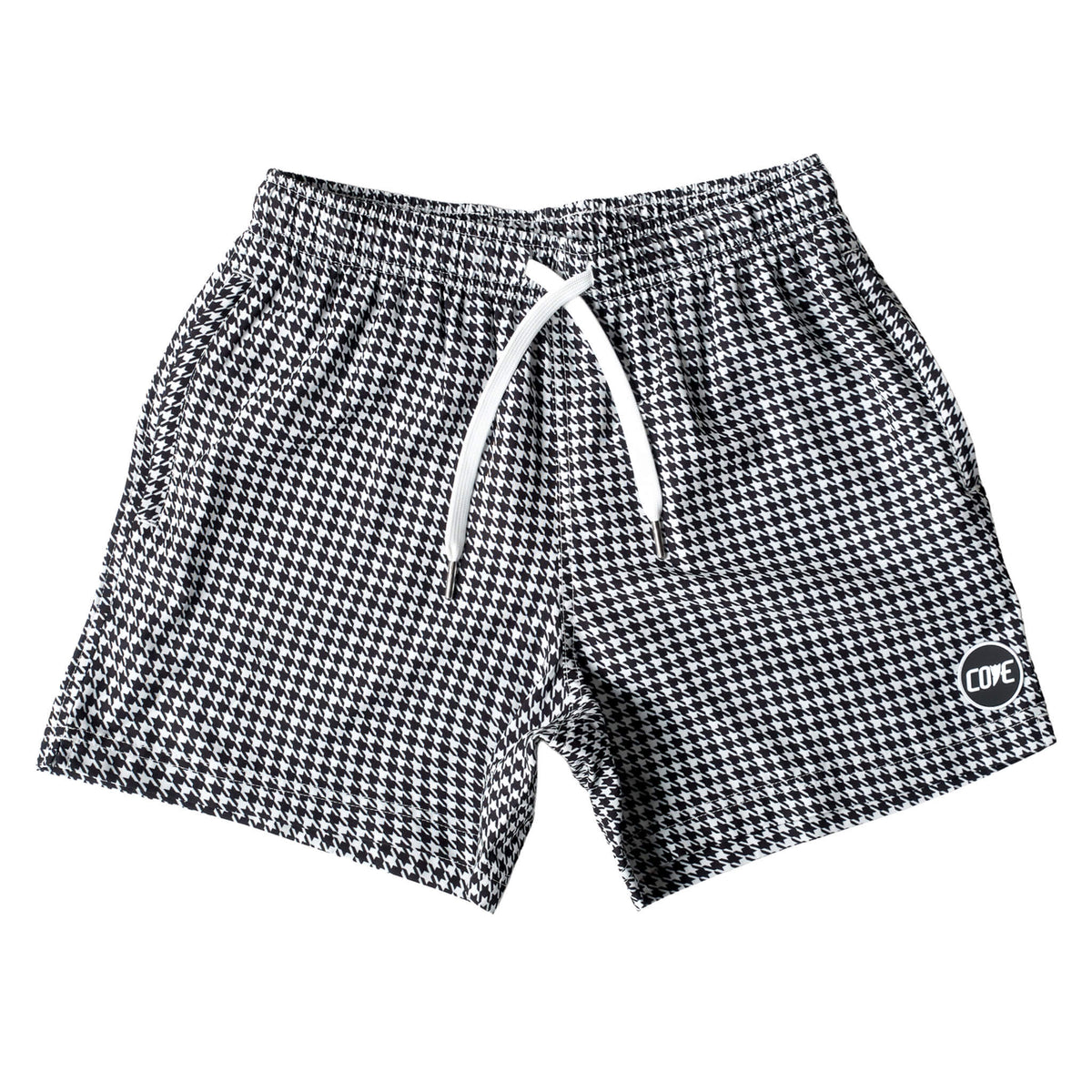 (New) Houndstooth Shorts - White