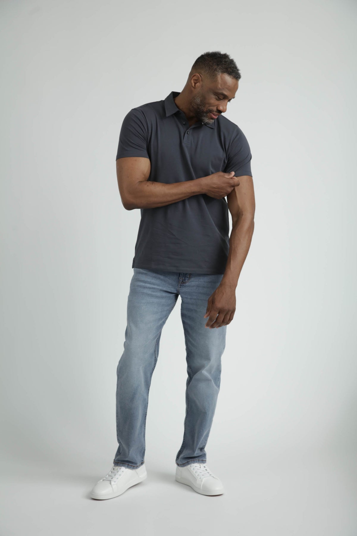 Organic Polo Shirt 3 Pack / Slate