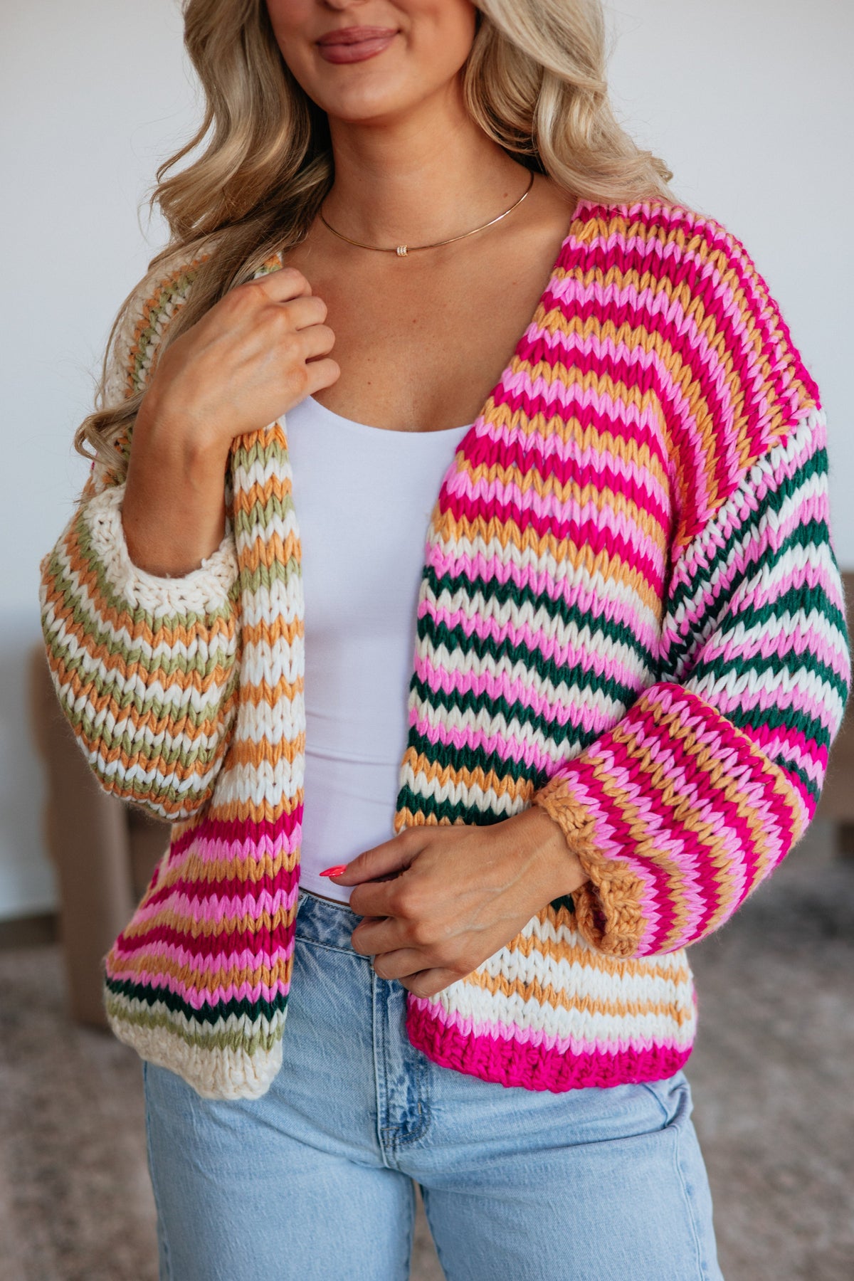 Annica Striped Cardigan