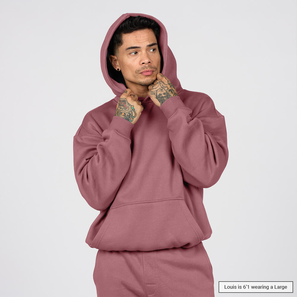 (New) Weighted Hoodie - Berry