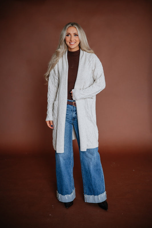 Ardell Cable Knit Cardigan