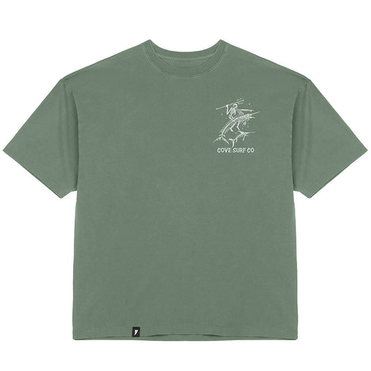 Swordfish Stallion Tee - Moss