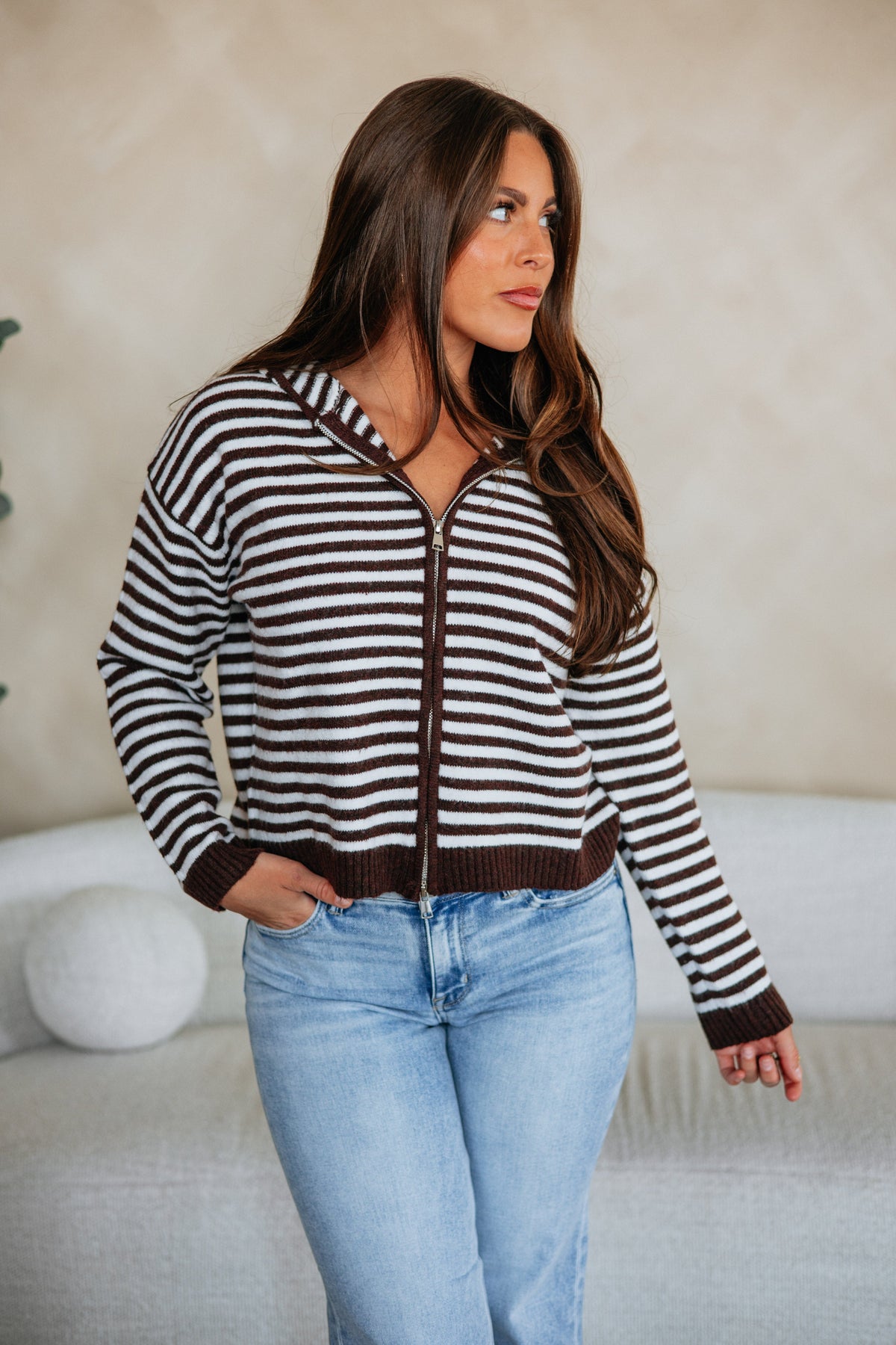 Allie Striped Sweater