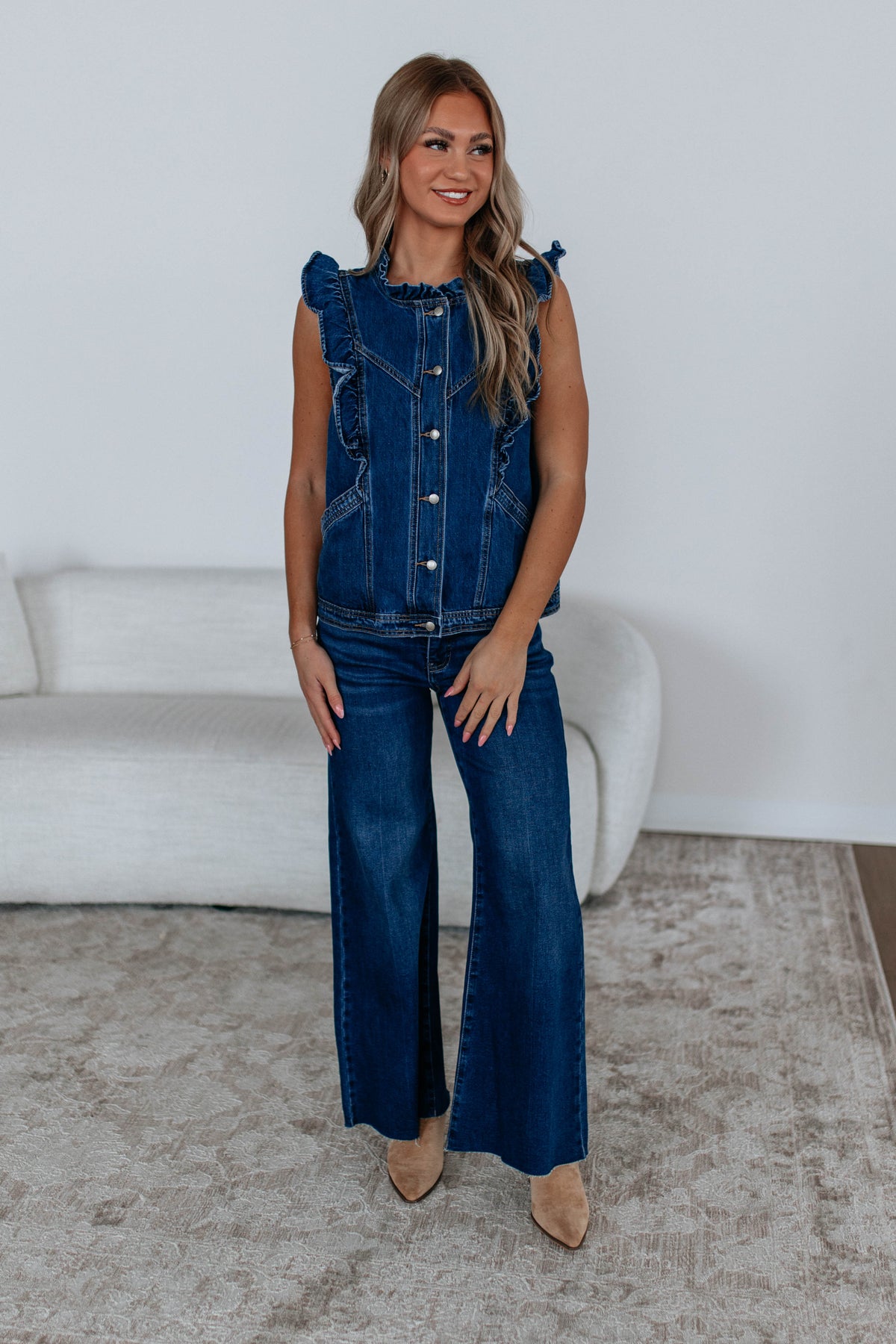 Aleah Denim Vest