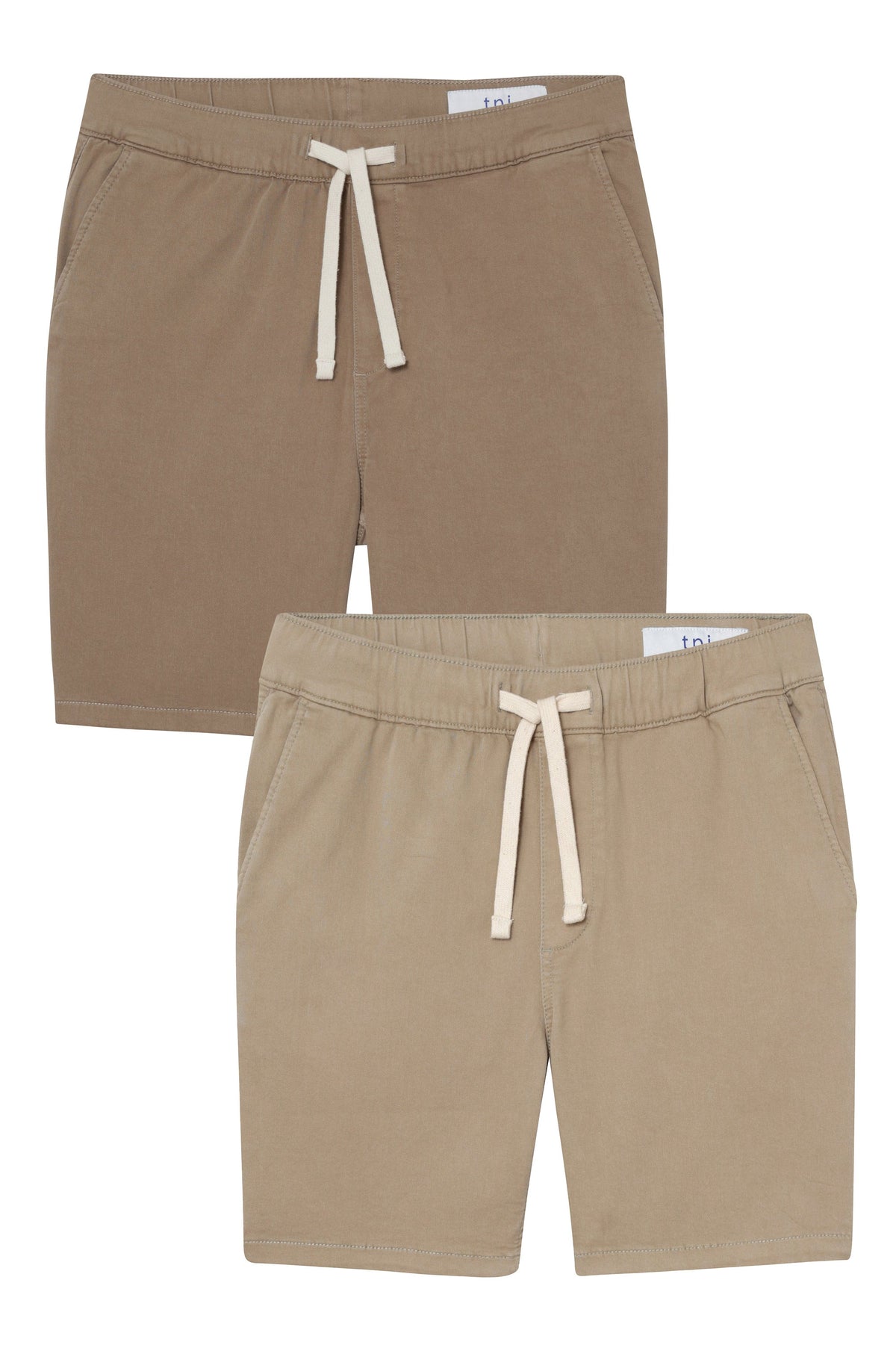 Everyday Comfort Shorts (Athletic Fit) / Dark Khaki & Light Khaki