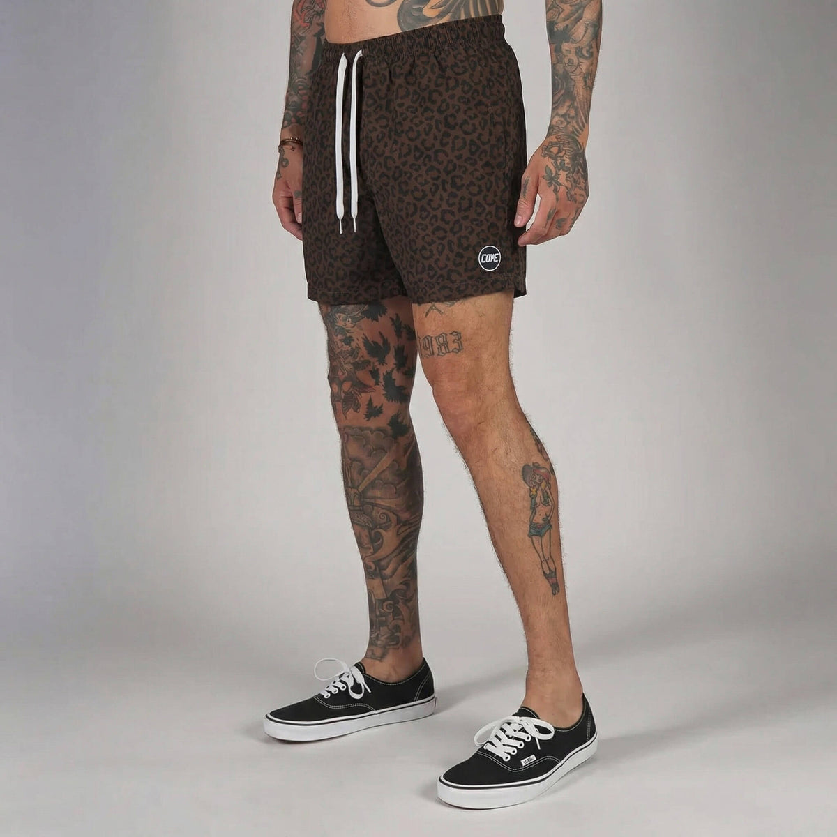 (New) Leopard Shorts - Brown