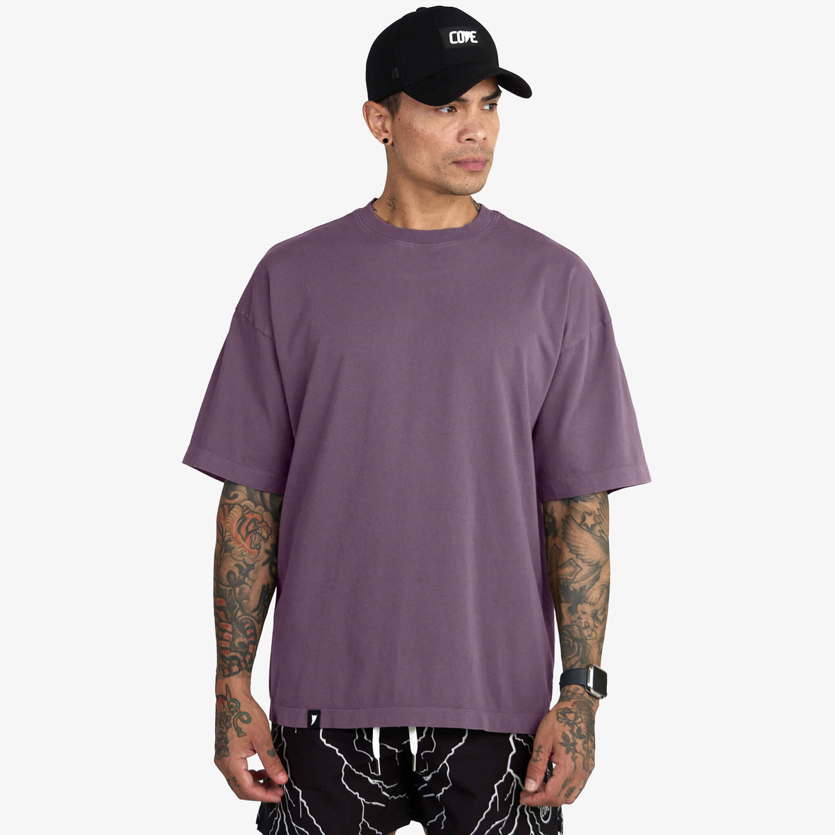 (New) Heavyweight Tee - Plum