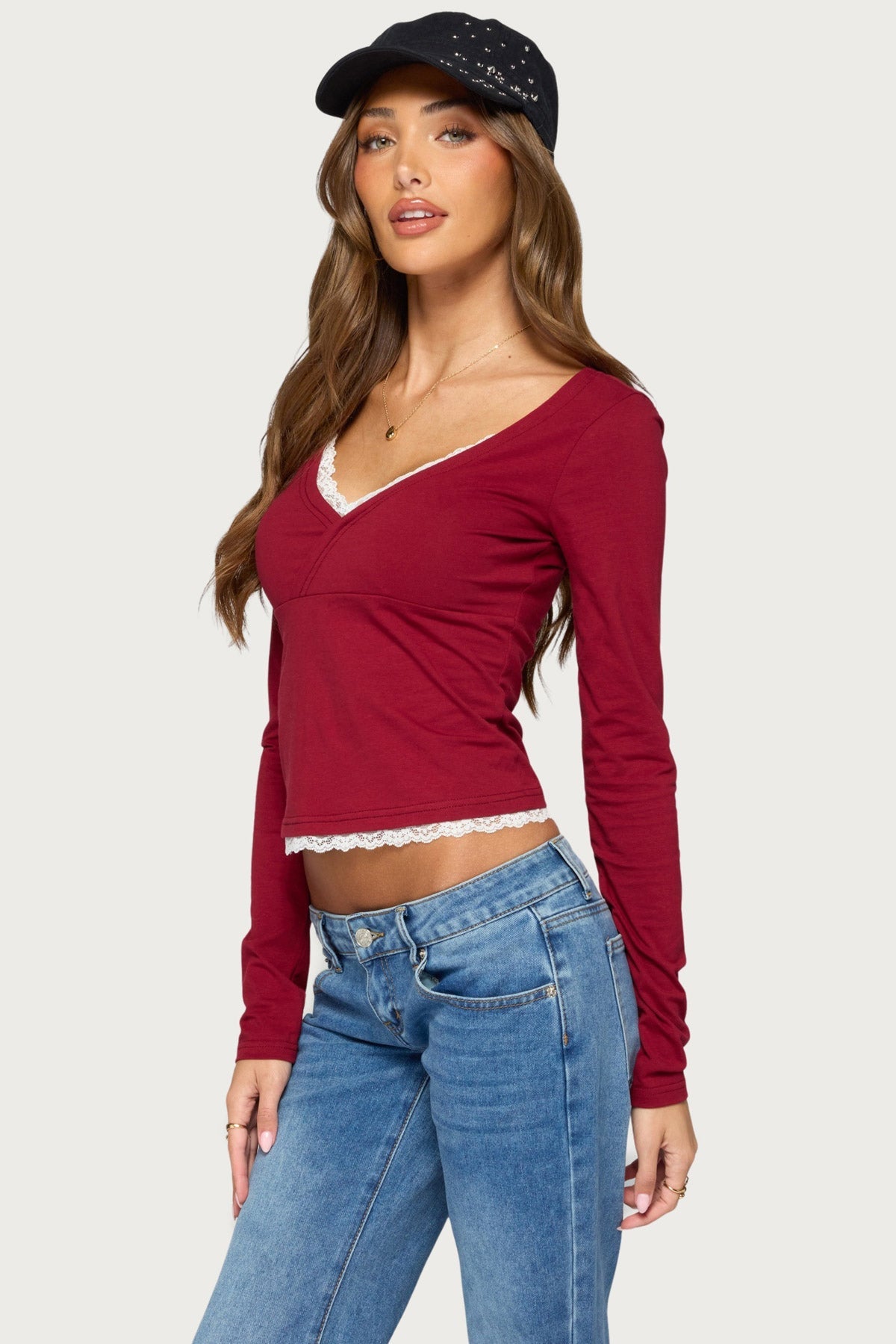 Chassie Lacey Long Sleeve Top