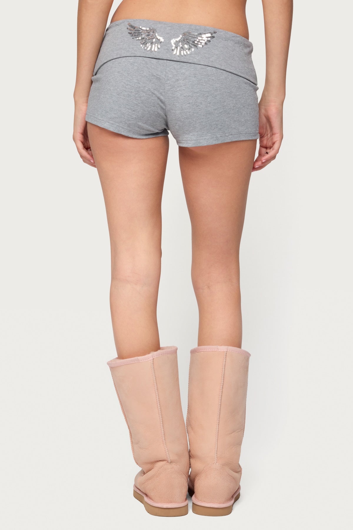 Angel Wings Foldover Shorts