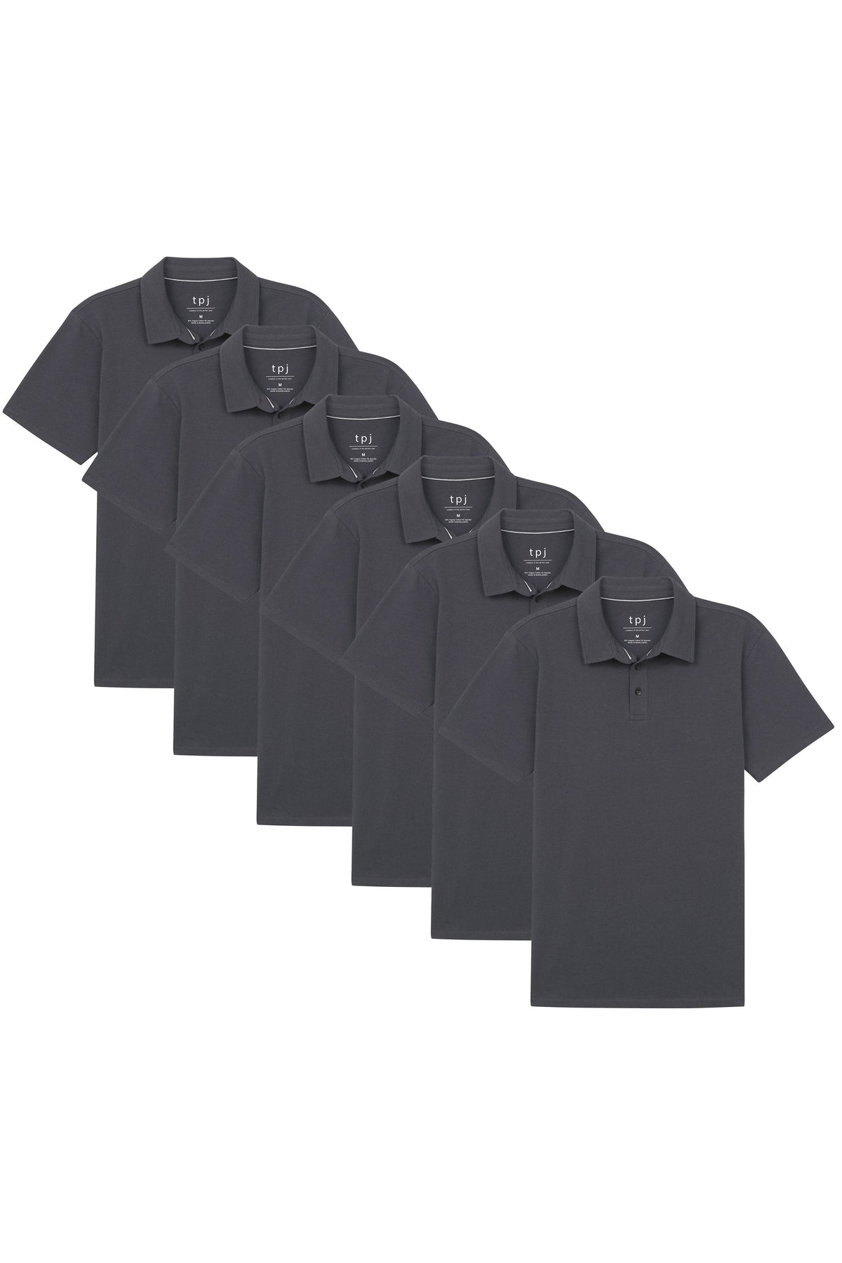 Organic Polo Shirt 6 Pack / Slate