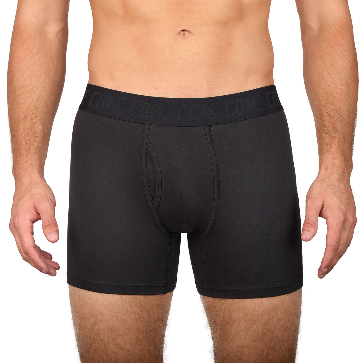 (New) Organic Cotton Boxers - Black