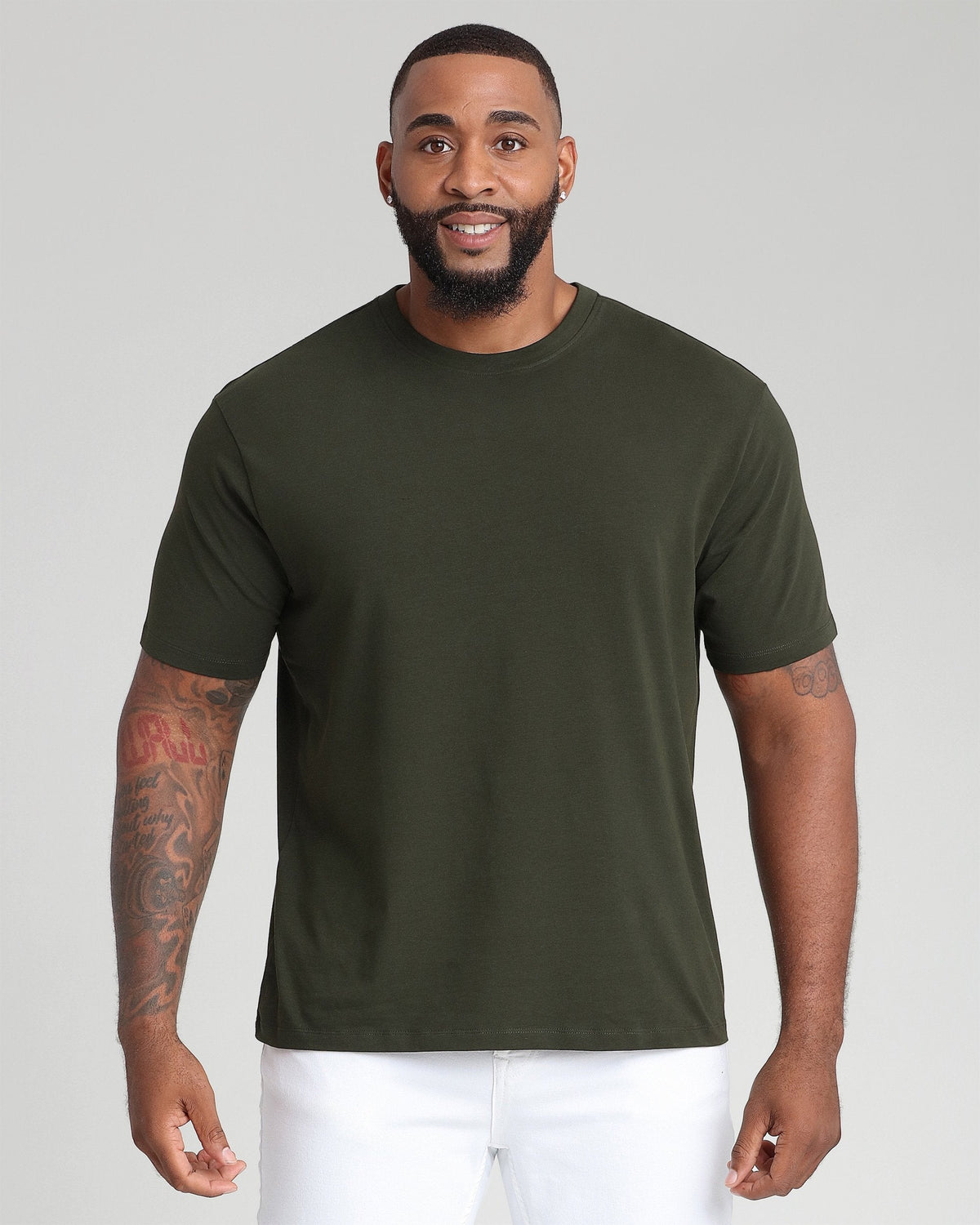 Organic Crew Neck T-Shirt 3 Pack (Relaxed Fit) / The Streets