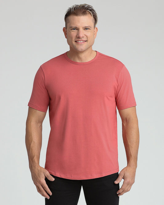 Organic Crew Neck T-Shirt 3 Pack (Slim Fit)/ Seaside Sundown