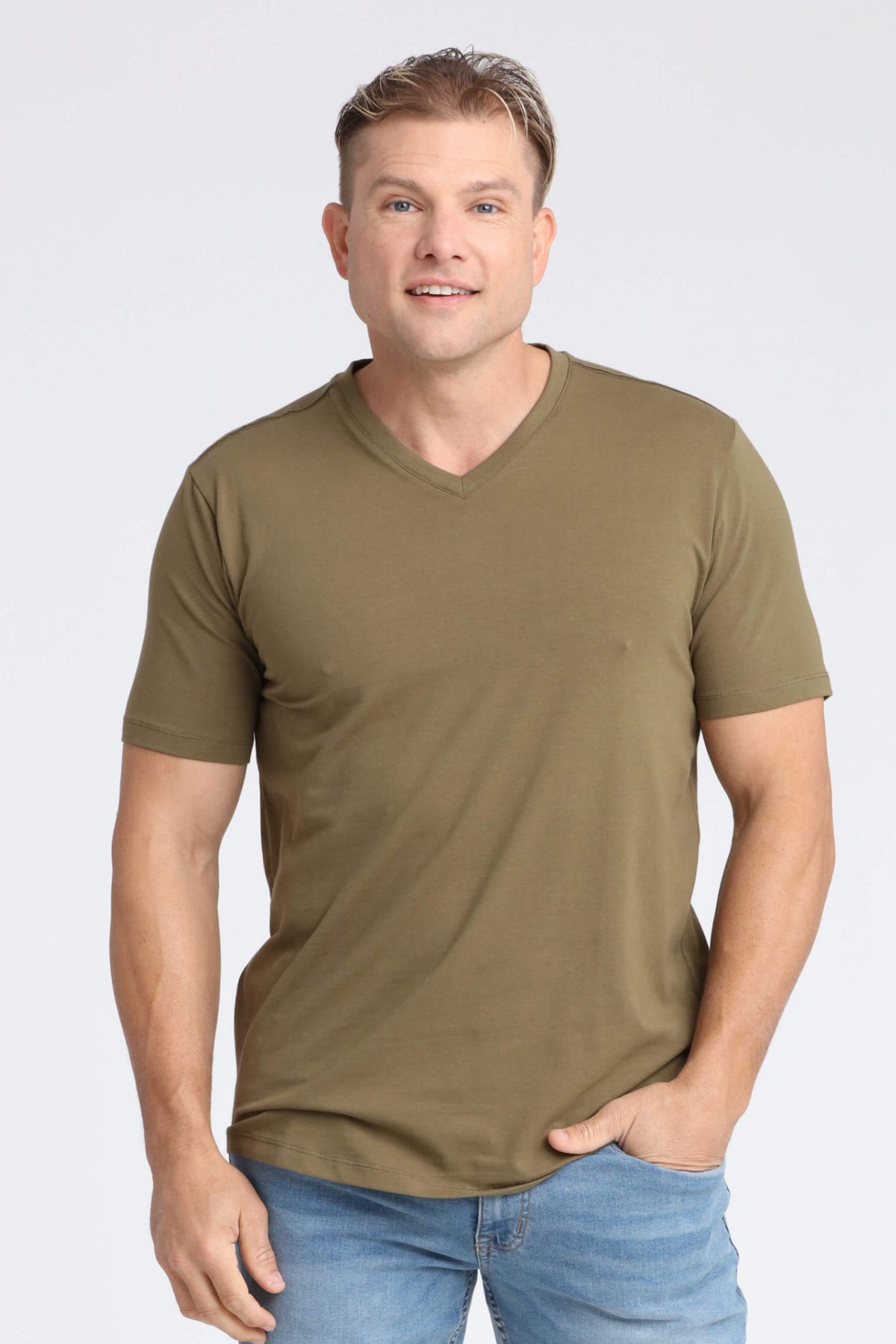 Organic V-Neck T-Shirt (Slim Fit)