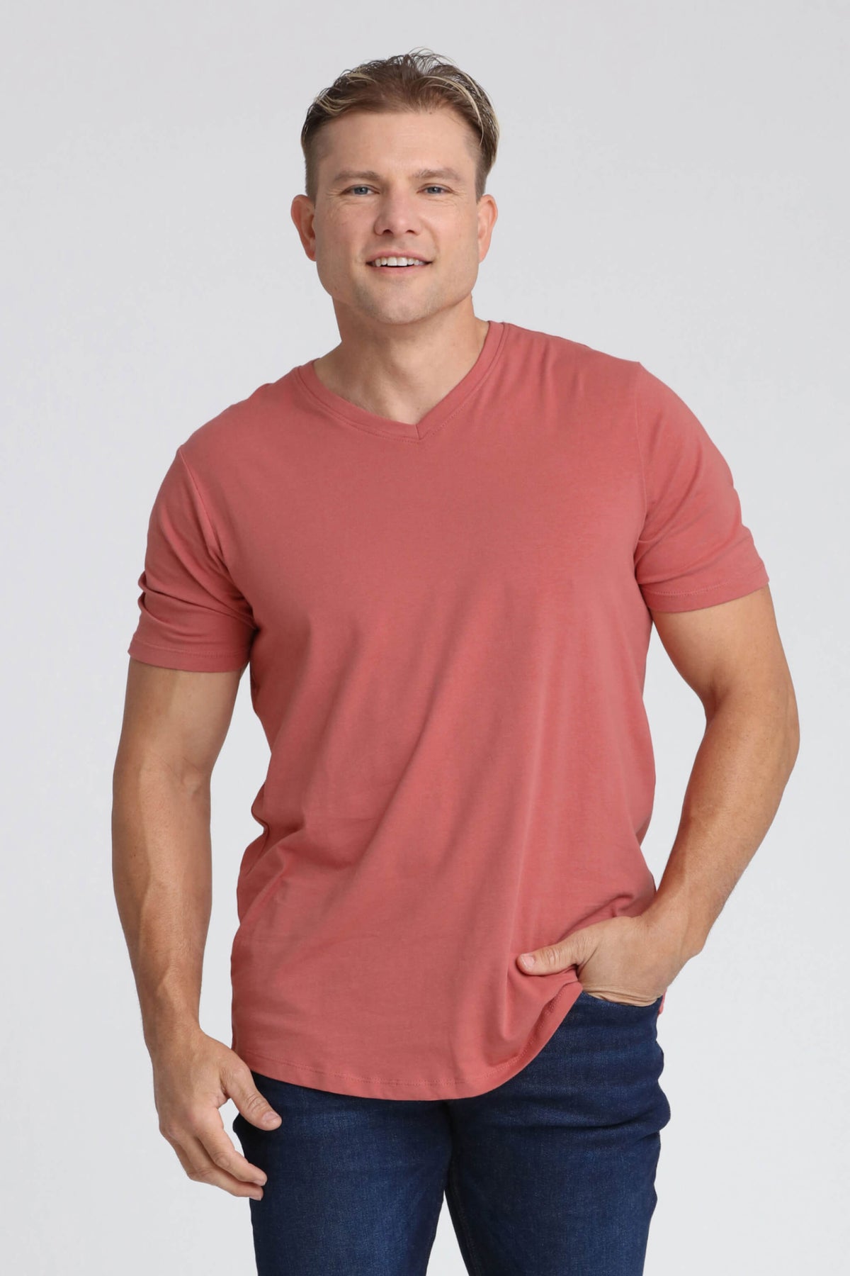 Organic V-Neck T-Shirt (Slim Fit)