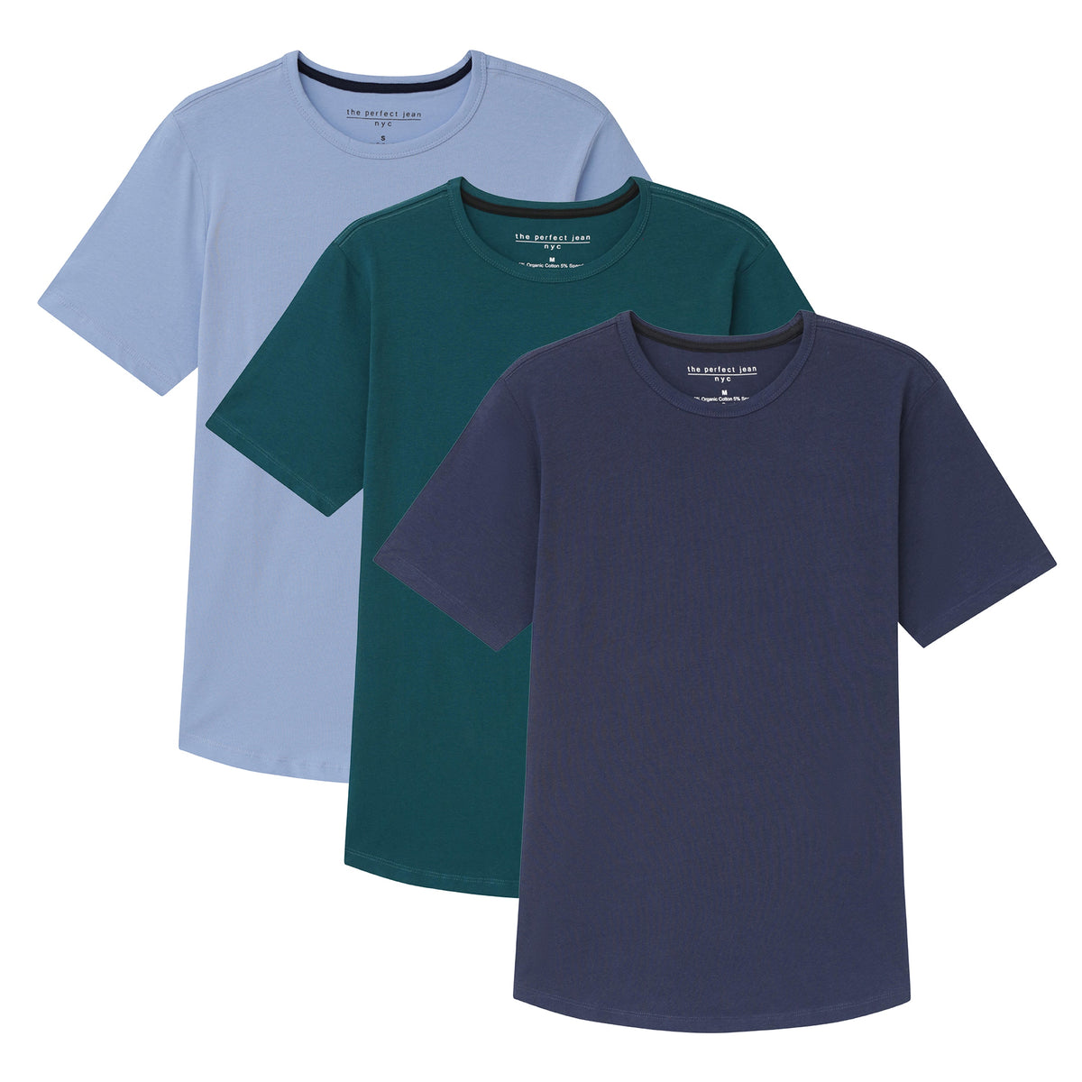 Organic Crew 3 Pack (Slim Fit)