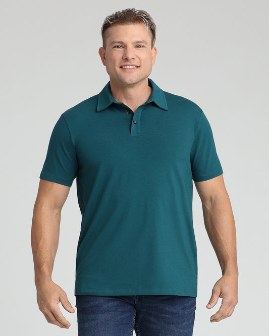 Organic Polo Shirt 3 Pack / Teal