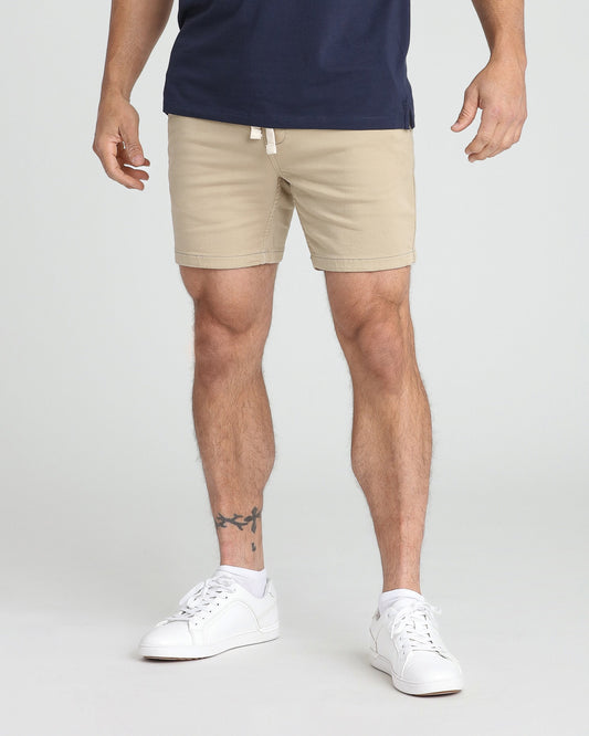 Everyday Comfort Shorts (Slim Fit) / Light Khaki