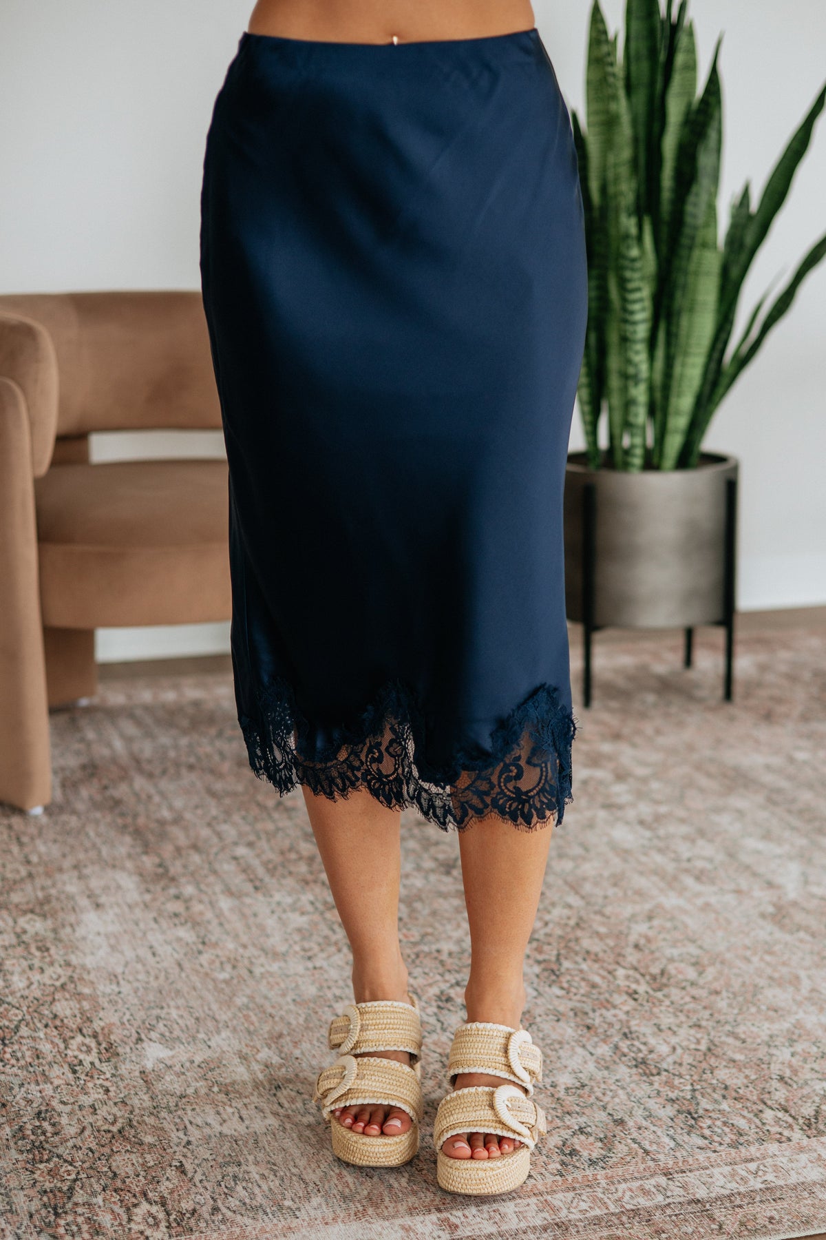 Alesa Satin Skirt