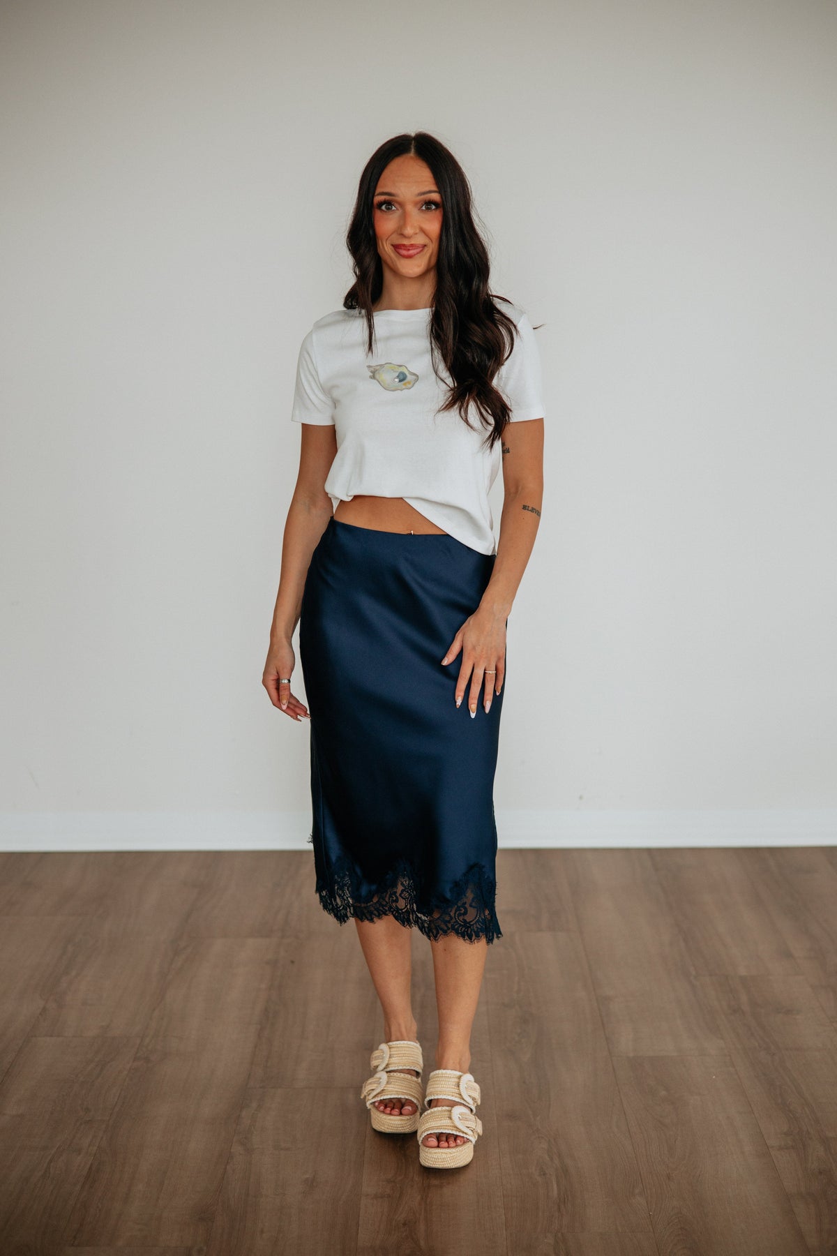 Alesa Satin Skirt