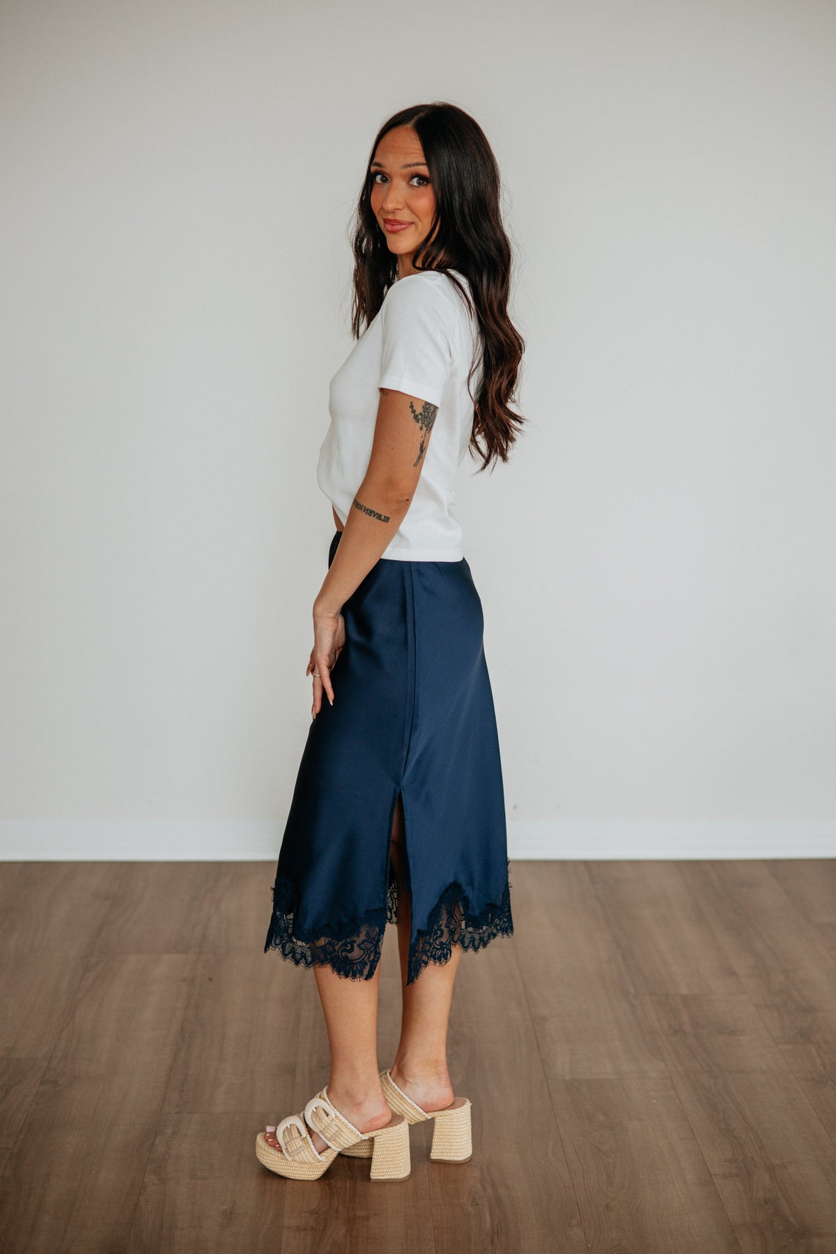 Alesa Satin Skirt