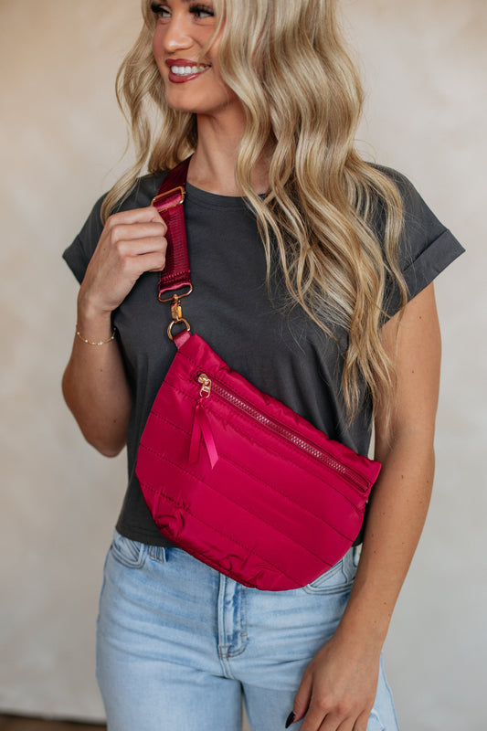All I Need Belt Bag - Ruby