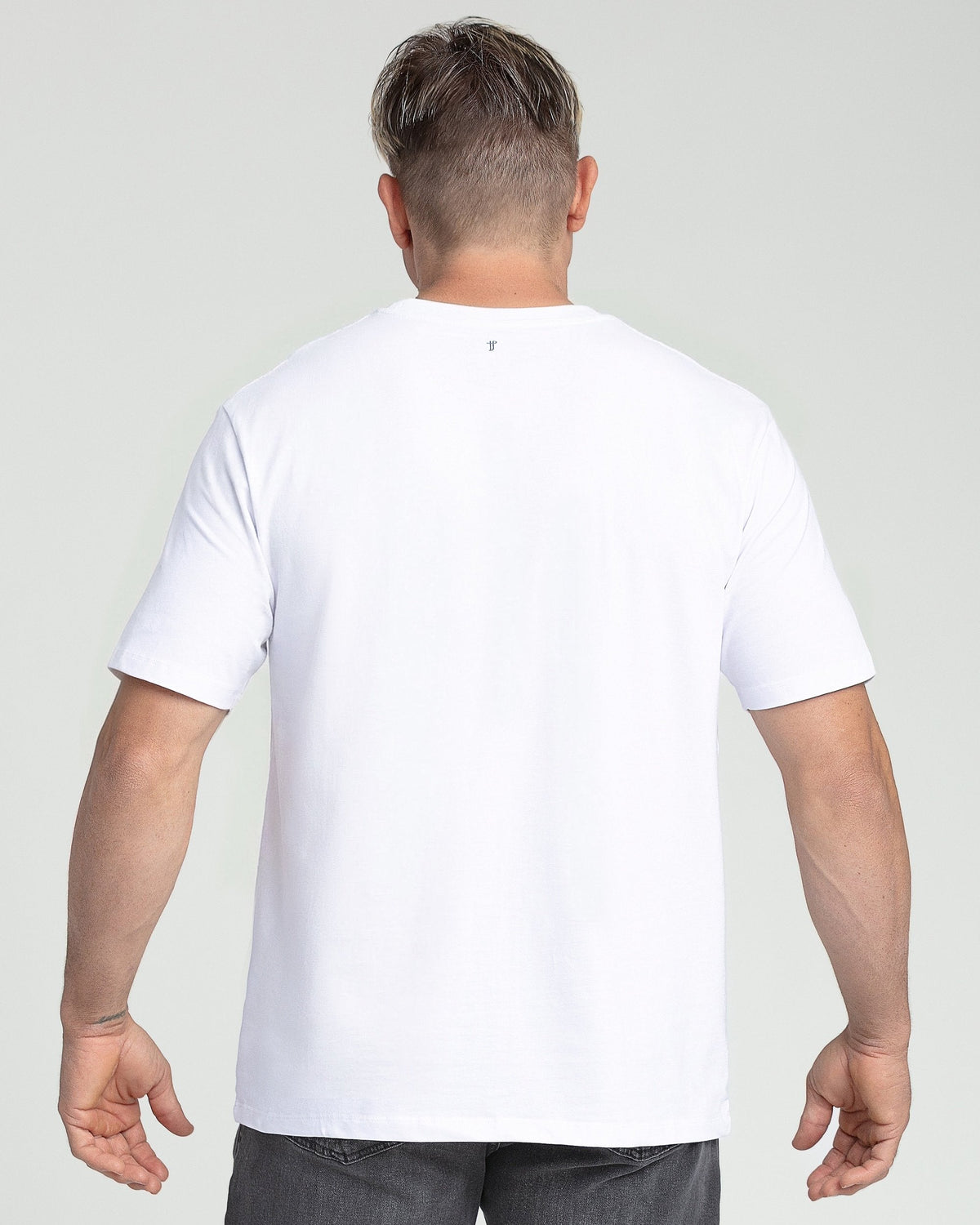 Organic Crew Neck T-Shirt (Relaxed Fit) / White