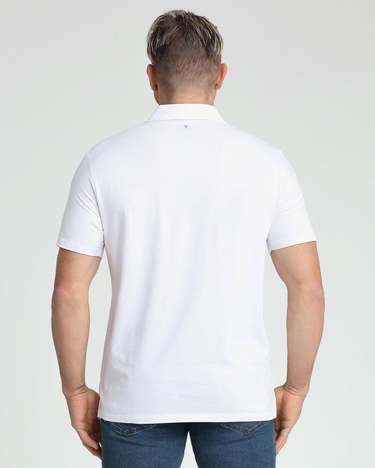 Organic Polo Shirt 3 Pack / White
