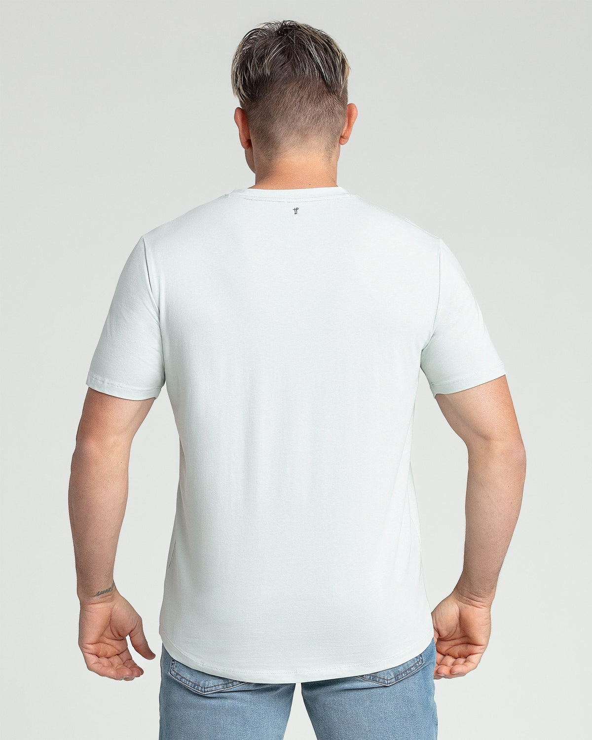 Organic V-Neck T-Shirt (Slim Fit) / Mint